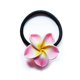 thumbnail image 1 of Anillo para el cabello con forma de flor de huevo, material de cerámica blanda, cuerda para el cabello con flores, banda de goma negra, tocado, lazo para el cabello con flores, joyería, 1 of 5