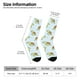 thumbnail image 2 of Fotbe Cartoon Sea Turtle Calcetas Largas con Estampado para Hombre y Mujer – Calcetas de Compresión Transpirables y Elásticas, Viajar y Uso Diario Talla 5-11, 2 of 6