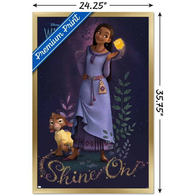 Disney Wish - Asha Wall Poster, 22.375