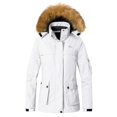 thumbnail image 1 of Wantdo Women's Snowboarding Jacket Winter Snow Coat Waterproof Raincoat with Hood Ivory M, 1 of 1