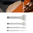 thumbnail image 3 of JUEGO DE CINCILES PARA CORDONES CON PUNTA DE ACERO, Perforadores de Cuero, Disero de Antreslizante, Comodo de Sostener y Fácil de Usar, Espacio Entre Dentes de 3 mm, 3 of 7
