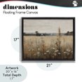 thumbnail image 4 of Stupell Industries Traditional Country Wildflowers in Misty Meadow Black Floating Frame Canvas Art, 21 x 17, by Creative Studio, 4 of 8