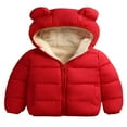 thumbnail image 1 of Baby Winter Coat Hooded Long Sleeve Zipper Warm Outerwears, 1 of 6