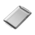 thumbnail image 3 of WeiLaiKeQi Stainless Steel Food Serving Tray Rectangle Dinner Plate for Kitchen Parties 22cmx14cm, 3 of 9