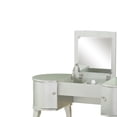 thumbnail image 4 of HomeRoots 352297 Wooden Vanity Set with Flip Top Mirror, Silver & Brown, 4 of 5