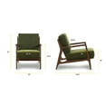 thumbnail image 6 of Poly and Bark Verity Fabric Lounge Chair in Distressed Green Velvet, 6 of 10