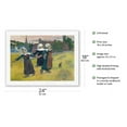 thumbnail image 2 of Breton Girls Dancing - Pont-Aven France - From an Original Color Painting by Paul Gauguin c.1888 - Japanese Unryu Rice Paper Art Print (Unframed) 18 x 24 in, 2 of 4