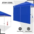 Cnopy Panel EAGLE PEAK 10’ x 10’ Entry Wall Panel with Zipper for Straight Leg ...