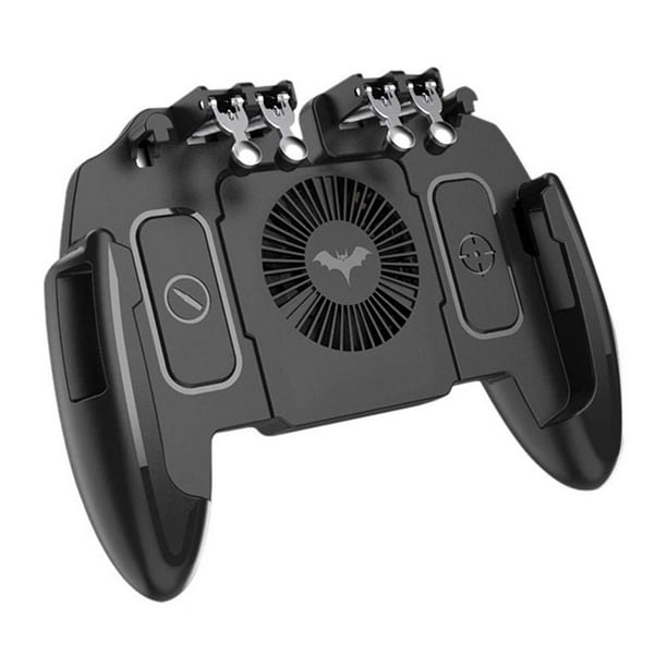 M10 Mobile Joystick Controller Gamepad Botón De Rotación Para Pubg Ios Android Six Fingers Operation Gamepad Con Ventilador De Refrigeración Yuarrent EL013341-00