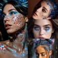 thumbnail image 4 of Clearance! 2026 Red White and Blue Glitter Stick, Patriotic USA Flag Star Glitter for Independence Day, 4th of July Accessories, 4th of July Outfits for Women Men Teens(D), 4 of 6