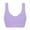 Purple, variant on Womens Wireless Seamless Bras Full Coverage Supportive Lounge Bra Push Up Plus Size Sports Bra Comfortable Tshirt Bras