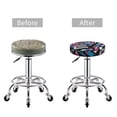 thumbnail image 3 of Irregular graffiti Round Bar Stool Seat Covers, Elastic Round Chair Cover Stool Seat Slipcover Bar Stool Cushions Round Pad for 12-14 inch, 3 of 5