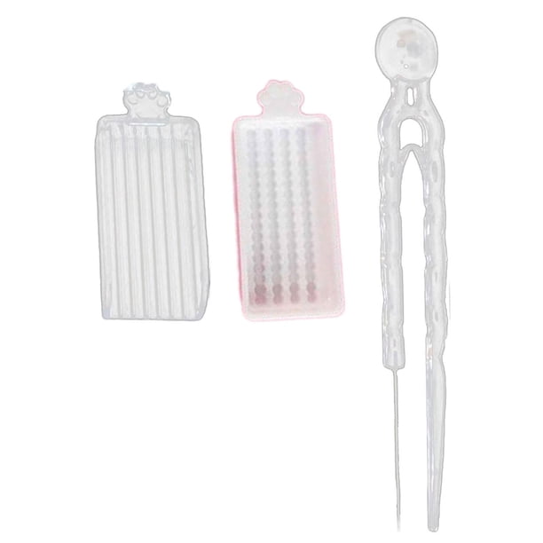 Kit de herramientas para planchar cuentas de 2,6 mm (3 piezas) con pinzas, bandeja clasificadora y plancha Claro