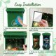 thumbnail image 4 of PVC Stickers Self-adhesive Decorative Stickers Decals for Trash Decoration Mushroom 82x38mm 2pcs/set, 4 of 9