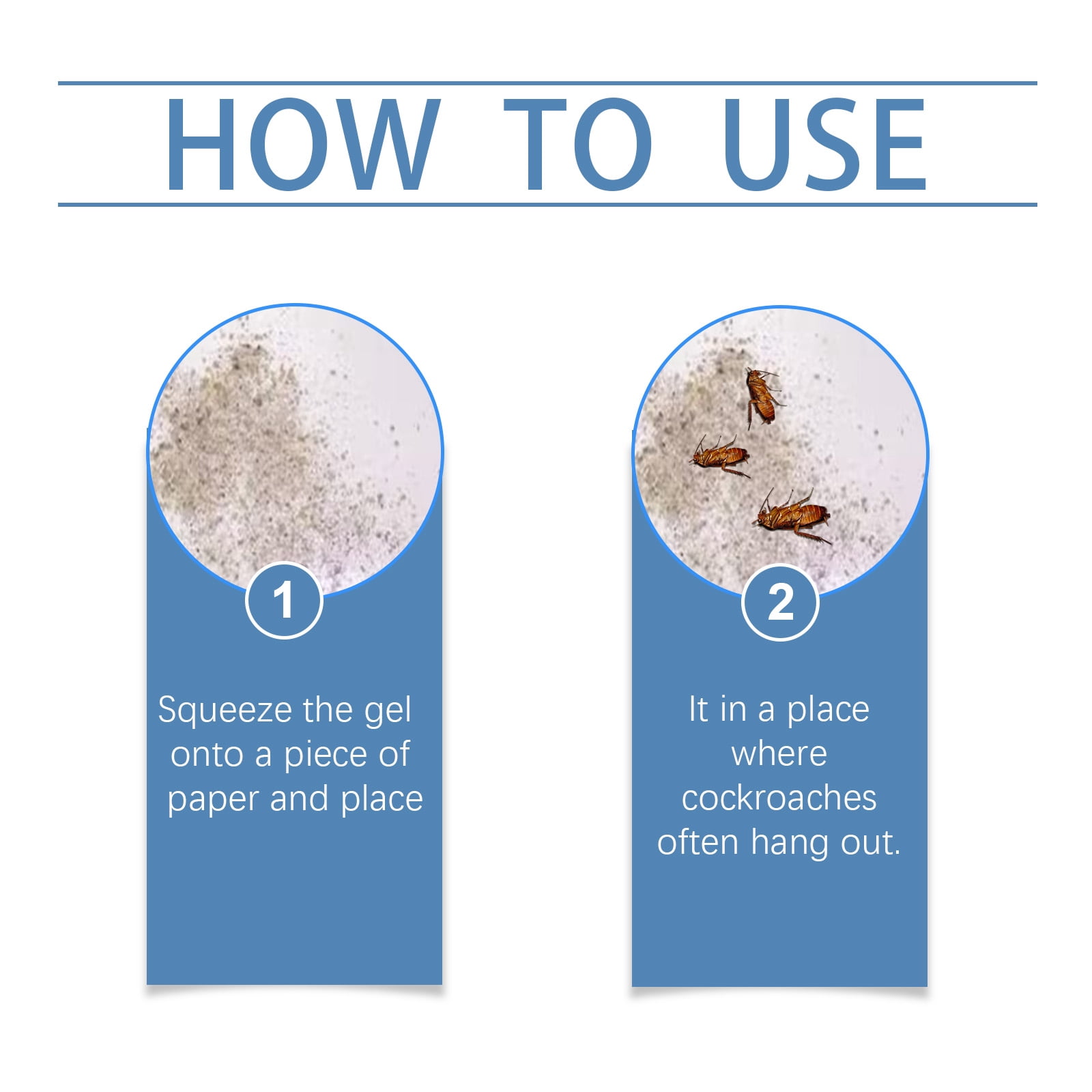 Alvantor Roach Killer Gel, 0.35oz, Fast-Acting Cockroach Control for Home Kitchens