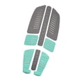 thumbnail image 3 of braveheart 8Pcs Surf Traction Pad Surfboard Pads for Enthusiasts Paddle Board Surfboard Grey Green Grey Green, 3 of 6