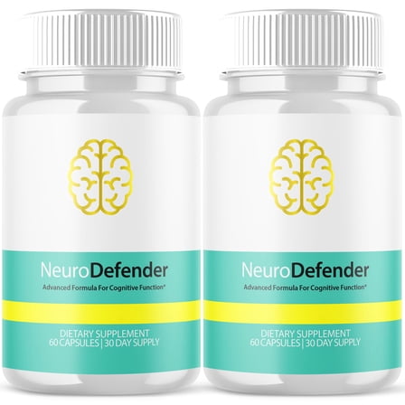 Neuro Defender Advanced Formula Brain Support Pills Maximum Strength Supplement NeuroDefender 120 Capsules
