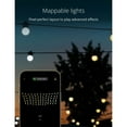thumbnail image 3 of Twinkly–App-Controlled LED Bulb Lights String w/20 AWW(Warm White to Cool White) LEDs. 32.8ft. Black Cable. Indoor & Outdoor Smart Lighting Decoration, 3 of 11