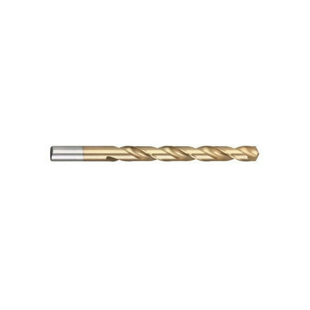 

#8 Tin Coated Jobber Length Drill Bit DWDTN8