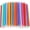 Multicolor-Style A, variant on 100 Pcs Multi Colors Jumbo Smoothie Straws Boba Straws, Milkshake Straws Disposable Wide-mouthed Large Individually Wrapped Strawsï¼Disposable Milkshake Straws(0.43" X 9.45" )