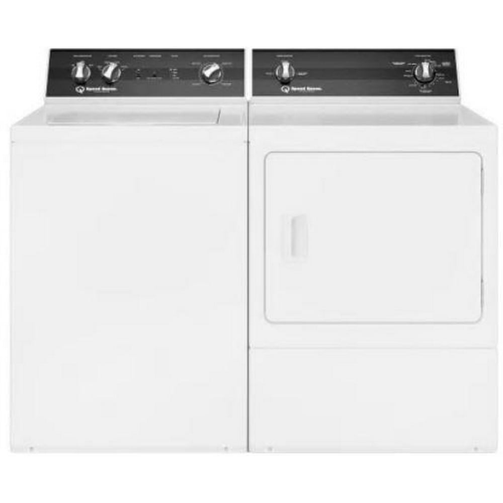 Speed Queen White Electric Laundry Pair with TR3000WN 26 Top Load