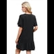 thumbnail image 2 of Vestido Negro de Cuello Redondo y Corta Talla S, 2 of 7