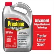Prestone Platinum Asian Red Antifreeze and Coolant Prediluted 50/50 for Toyota, Lexus & Scion, 1 Gallon