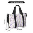 thumbnail image 2 of Travel Duffel Bag, Eiffel Tower Violet Waterproof Carry On Overnight Tote Bags For Women/Men, Shoulder Weekender Gym Bag For Travel, Yoga, 2 of 8
