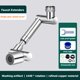 thumbnail image 4 of Extensor de grifos plegables, aireador de grifo de fregadero a prueba de salpicaduras para el hogar (A plateado) Likrtyny Libre de BPA, 4 of 9