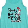 thumbnail image 2 of Dr. Seuss - Happy Halloween Skeleton Cat - Toddler and Youth Girls A-line Dress, 2 of 5
