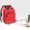 thumbnail image 5 of Vjnyvs Large Capacity Empty First Aid Kit Backpack, Multi-Compartment Emergency Medical Bag, 5 of 7