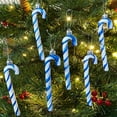 thumbnail image 1 of Fiudx Adornos Navideños de Bastones de Caramelo, Adornos de Plástico Irresponsables, Bolas Navideñas con Formas Únicas, Guirnaldas para Árboles de Pared, Decoración Comercial de Alta Gama, Diseño Nav, 1 of 4