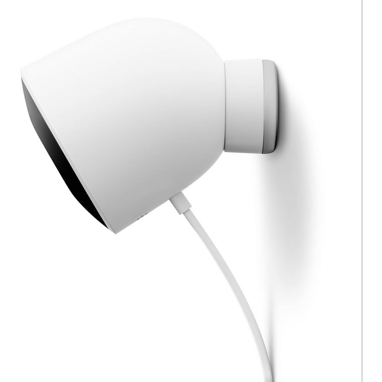 Google Nest Cam ホワイト Google Indoor 1-Camera Hardwired Internet Cloud-based