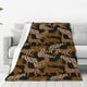 thumbnail image 1 of Balery Leopard Print Manta de Felpa Suave y Acogedora – Cobija de Franela Aterciopelada para Cama, Lavable y Cálida para Sofá, Mascotas, Transpirable-80"x60", 1 of 7