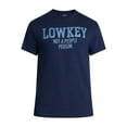 thumbnail image 5 of Humor Men's and Big Men's Lowkey Not a People Person Graphic Tee, Sizes S-3XL, 5 of 5