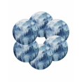 thumbnail image 7 of 13 Inch Round Placemats Set of 6, Blue Mountain Non Slip Heat Insulation PP Table Mats, Misty Forest Nature Woodland Pine Tree Landscape Washable Place Mats for Kitchen Dining Party Table Decor, 7 of 7