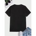thumbnail image 2 of Camiseta de hombre 100 % algodón de 220 g, divertida camiseta de Halloween 2022 con fantasmas, cuello redondo, calabaza fantasma de Halloween (1 unidad), camisetas informales, 2 of 7
