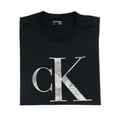 thumbnail image 3 of Calvin Klein Men's Puff Marbled Monogram Tshirt, Black Beauty,XL - US, 3 of 4