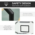 thumbnail image 6 of Aosom Poolside Basketball Hoop Stand Portable Basketball System Goal,  Adjustable Height 3'-4', 30" Backboard, 6 of 10