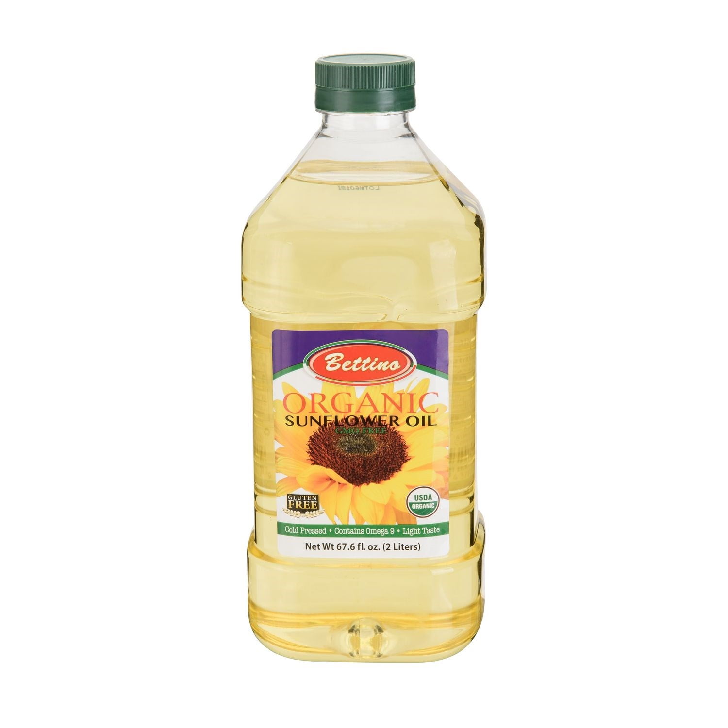 Sunflower Oil 100 Organic PET 2L Bettino