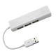 thumbnail image 1 of USB A RJ45 Hub, PVC Copper 480Mbps USB A Ethernet Hub Portátil para Computerador, 1 of 8