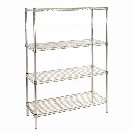 UPC 017641983630 product image for 4-Tier UltraZinc NSF Steel Wire Shelving | upcitemdb.com