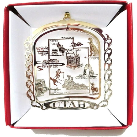 Utah State Landmarks Ornament