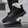 thumbnail image 6 of ZRBYWB Men's Sneakers Male Shoes Large Size Fashion Casual Mesh Breathable Casual Shoes Lace Up Running Shoes Comfortable, 6 of 6