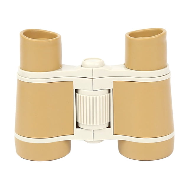 Khaki 4X30 Kids Binoculars Sturdy Lightweight And Easy To Use For Young Adventurers With Adjustable Focus And Clear Viewing For Outdoor Exploration
