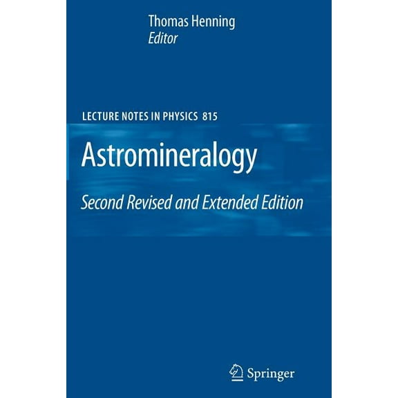 Lecture Notes in Physics Astromineralogy, Book 815, (Paperback)