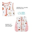 thumbnail image 4 of WIBACKER Baby Sleep Sack TOG 0.5 Wearable Blanket for Babies 100% Cotton 2-Way Zipper 12-24 Months Toddler, 4 of 6