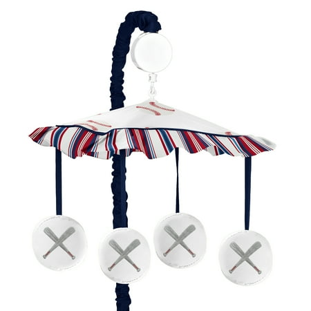 UPC: 0846480062165 | Baseball Patch Musical Mobile by Sweet Jojo Designs