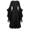 thumbnail image 3 of Weiqiqre Womens Dresses Skull Mesh Medieval Punk Renaissance Vintage Halloween Dresses Plus Size, 3 of 6