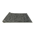 thumbnail image 2 of Ahgly Company Indoor Round Oriental Gray Modern Area Rugs, 4' Round, 2 of 4